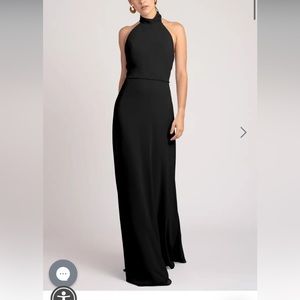 Jenny Yoo Black Chiffon size 6